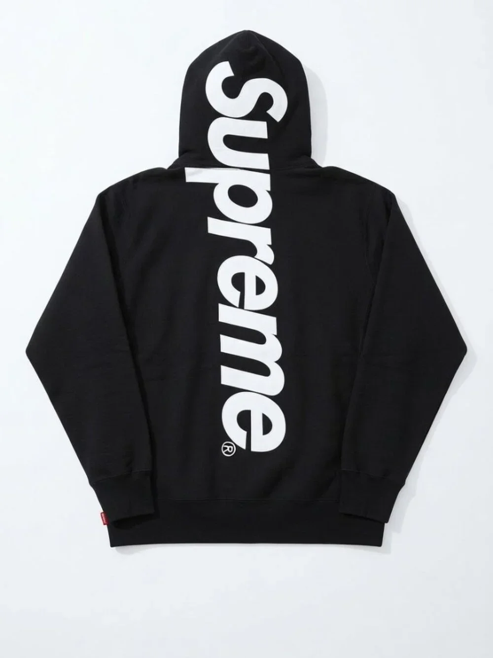 Supreme Embroidered Black Hoodie